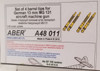 RESALE SHOP - Aber Aircraft Accessories 1/48 Set Of 4 Barrel Tips 13mm German MG131 Aircraft