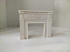 RESALE SHOP - Dollhouse Miniature 1:12 Stainable Paintable Resin Unfinished Fireplace Chipped