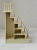 RESALE SHOP - Dollhouse Miniature 1:12 Unfinished Plastic Staircase With Railing