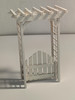 RESALE SHOP - Dollhouse Miniature 1:12 White Wooden Trellis Gate