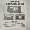 RESALE SHOP - LIMITED EDITION Hobby Builders 1:12 Denise's City Cottage Dollhouse Kit 92015