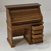 RESALE SHOP - FRANKLIN MINT 1:12 Norman Rockwell Memories Of Christmas Writer Desk READ NOTES