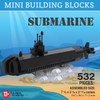 OakridgeStores.com | Impact Photographics - Submarine Mini Building Blocks Set - for Teens and Adults - IMP92553 802285476545