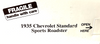 RESALE SHOP - Danbury Mint 1:24 1935 Chevy Standard Sports Roadster- L/N