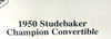 RESALE SHOP - Danbury Mint 1:24 1950 Studebaker Champion Convertible - L/N
