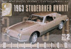 RESALE SHOP - AMT 1:25 1963 Studebaker Avanti Plastic Model Kit #30268