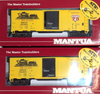 RESALE SHOP - Lot of 2 Mantua HO Scale 75th Anniversary Steel Boxcars #734-775 - Preowned