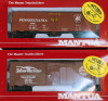 RESALE SHOP - Lot of 2 Mantua HO Scale Boxcars - Preowned
