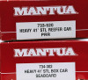 RESALE SHOP - Lot of 2 Mantua HO Scale Boxcars - Preowned