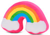 OakridgeStores.com | iscream - Silky Fleece Covered 10.5" Slow Rise Squishy Rainbow and Clouds Shaped Pillow (780-1231) 811402039860