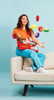 OakridgeStores.com | iscream - Skittles Package with Plushie Skittles Mini Pillows (780-3608) 810107416129