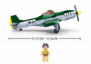 OakridgeStores.com | Sluban - P-51 Mustang US Air-force Fighter Plane Brick Building Set M38-B0857 6938242957179