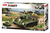 OakridgeStores.com | Sluban - WWII Pershing M26 US Battle Tank with Field Canon Brick Building Set M38-B0860 6938242957209