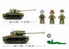OakridgeStores.com | Sluban - WWII Pershing M26 US Battle Tank with Field Canon Brick Building Set M38-B0860 6938242957209
