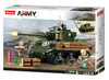 OakridgeStores.com | Sluban - WWII Pacific Sherman M4A3 Battle Tank Brick Building Set - M38-B1110 6938242959807