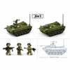 OakridgeStores.com | Sluban - BMD-2S Battlefield Recon ATV Tank Brick Building Set - M38-B1250 6938242962067