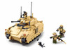 OakridgeStores.com | Sluban - 1/35 M3A3S Bradley Tank -  Building Brick Set - M38-B1363 6938242963378