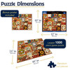 OakridgeStores.com | White Mountain Puzzles - Welcome Fall - 1000 Piece Jigsaw Puzzle 1927PZ 724819267750