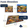 OakridgeStores.com | White Mountain - Lake Bungalow Puzzle 1000 Piece Jigsaw Puzzles 2066PZ 724819269051