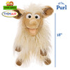 OakridgeStores.com | Living Puppets - 18-Inch Plush White Lamb Hand Puppet LP187 850062841871