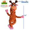 OakridgeStores.com | Living Puppets - 21-Inch Plush Giraffe Hand Puppet - LP194 850062841949