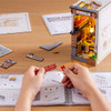 OakridgeStores.com | Rolife - Sakura Wine Alley - Book Nook Shelf Insert -  3D Wooden Puzzle Model Kit TGB11 6946785123227