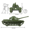 OakridgeStores.com | Tim Mee Toys - 3 Piece Patton Green Army Tank (07191) 858280071919
