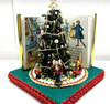 RESALE SHOP - OOAK Artisan made NUTCRACKER book- themed diorama in clear acrylic cube - BABE-NUTCRACKER-NS4973