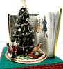RESALE SHOP - OOAK Artisan made NUTCRACKER book- themed diorama in clear acrylic cube - BABE-NUTCRACKER-NS4973