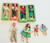RESALE SHOP - VTG Lot of 8 CACO 1:18 scale dolls - most in original boxes- Lundby scale - LAHA-8DOLL-LN5033