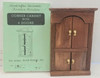 RESALE SHOP - VTG 1:12 Hardwood Furniture Miniature Corner Cabinet With 4 Doors For Books - LAHA-I66-LN5051