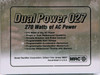 RESALE SHOP - MRC Dual Power O27 270 Watt AC Transformer - MICH-MRC-U4933