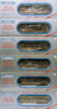 RESALE SHOP - Lot of 6 Williams O Gauge Pennsylvania 60' Lighted Passenger Cars - RIOR-PENN6SET-LN4980