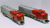 RESALE SHOP - Lionel Santa Fe EMD F3 Powered/Unpowered Locomotive Pair #2353 - RIOR-SF2353-U4917