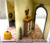 RESALE SHOP - VTG OOAK Southwest Adobe-Styled House with 3 Open Rooms- artisan created - BABE-ADOBE-NS5094