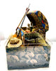 RESALE SHOP - OOAK 3 Ways to Catch an Elephant Diorama- artisan made - BABE-ELEPHANT-NS5113