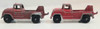 RESALE SHOP - Lot of 10 60s Tootsie toy Jaguar Wrecker, Oil Tanker, Fire Truck, Beetle, T Bird - TERO-TOOTSIELOT-U5116