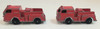 RESALE SHOP - Lot of 10 60s Tootsie toy Jaguar Wrecker, Oil Tanker, Fire Truck, Beetle, T Bird - TERO-TOOTSIELOT-U5116