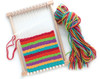 OakridgeStores.com | Friendly Loom - PegLoom - 7 x 10 inches Wooden Tapestry Weaving Kit for Kids - F530 746331055301