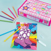 OakridgeStores.com | Make It Real - Creative Artist Suitcase Art Set - 50pc Zipper Binder Case w/ Gel Pens, Colored Pencils, Acrylic Markers - 1765 695929017651