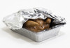 OakridgeStores.com | Artisan Creations - Chicken in Roasting Pan with Foil, Small - 1" Scale Dollhouse Miniature Food - 219