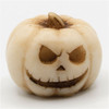 OakridgeStores.com | Artisan Creations - Resin Pumpkin Jack O' Lantern - White - 1:12 Scale Dollhouse Miniature - 318