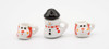 OakridgeStores.com | Artisan Creations - Ceramic Christmas Mugs & Pot Set - 3 Pc - 1" Scale Dollhouse Miniature - 323