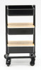 OakridgeStores.com | Artisan Creations - Mobile Cart, Black - Kit - 1:12 Scale Dollhouse Miniature - 409