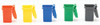 OakridgeStores.com | Artisan Creations - Mini Trash Can - 5 Piece Set - 1:12 Scale Dollhouse Miniature Outdoor Accessory - 420