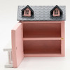 OakridgeStores.com | Artisan Creations - Small Pink Doll House - 1 Scale Dollhouse Miniature - 428