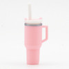 OakridgeStores.com | Artisan Creations - Tumbler with Removable Lid and Straw, Pink - 1" Scale Dollhouse Miniature - 433