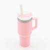 OakridgeStores.com | Artisan Creations - Tumbler with Removable Lid and Straw, Pink - 1" Scale Dollhouse Miniature - 433