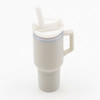 OakridgeStores.com | Artisan Creations - Tumbler with Removable Lid and Straw, Gray - 1" Scale Dollhouse Miniature - 435