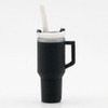 OakridgeStores.com | Artisan Creations - Tumbler with Removable Lid and Straw, Black - 1" Scale Dollhouse Miniature - 436